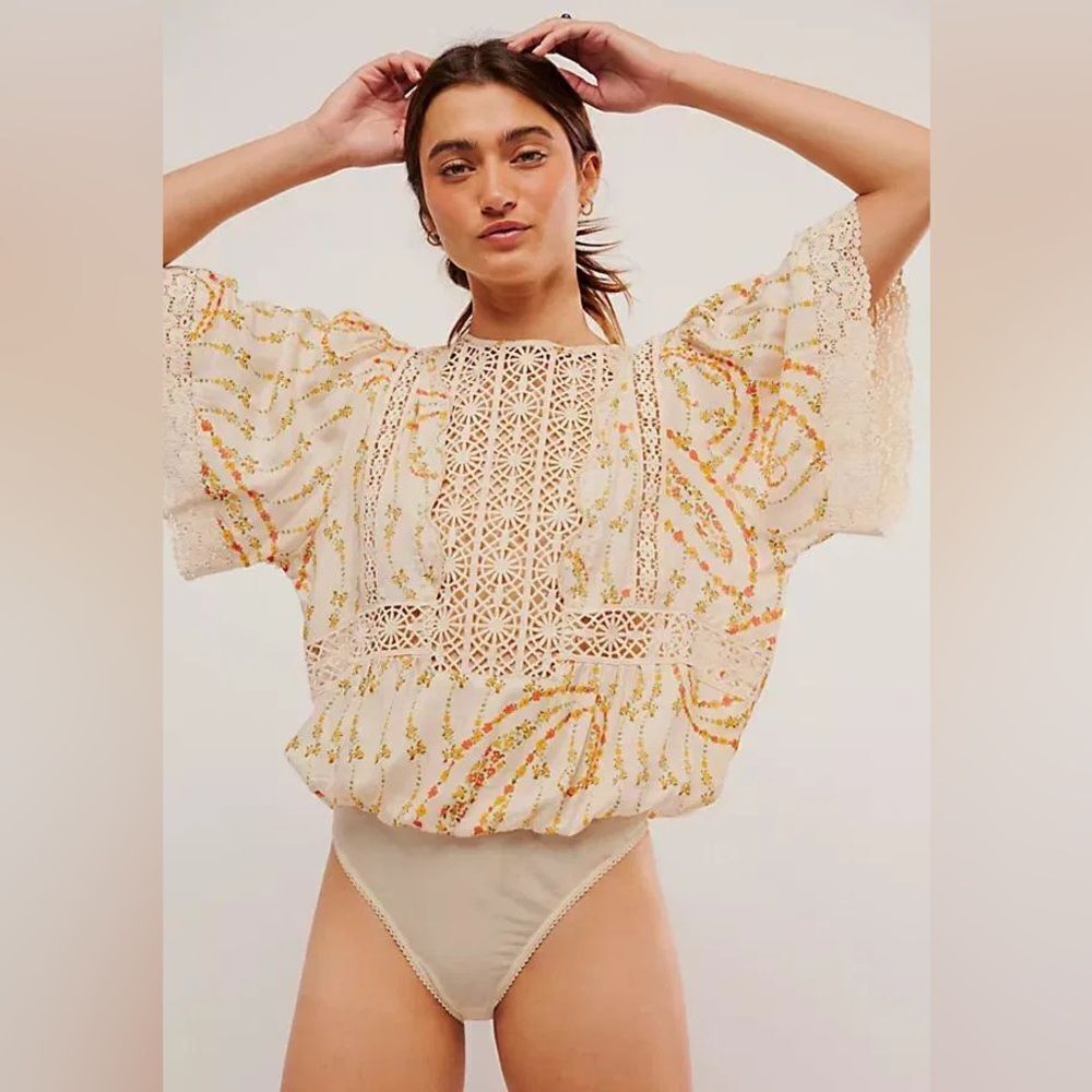Free People Bali Tate Bodysuit. Size XS